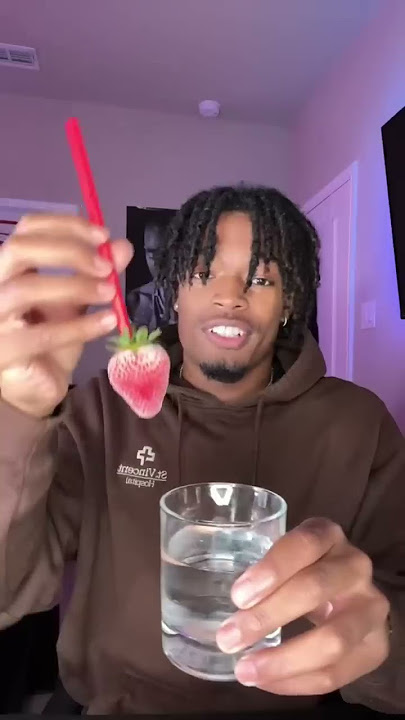 This Is What Happens When You Add a Strawberry to Ice Water… #shorts #youtubeshorts