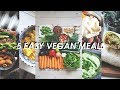 EASY VEGAN MEALS // low waste & healthy