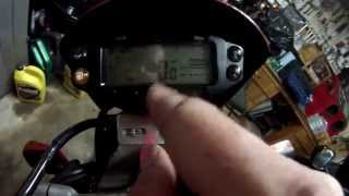 Shop Update - New Dual Buell headlights and Trail Tech gauges hooked up!