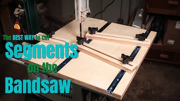 A wedgie sled for the bandsaw. Easy woodturning