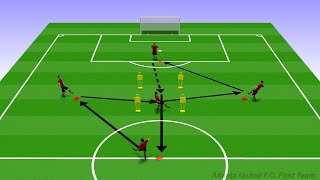 5-Player Passing Combination Exercise - Warm-Up
