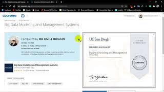 Big Data Modeling and Management Systems || Week 1-6 Quiz Solution || Coursera