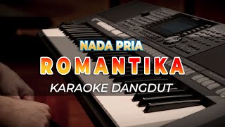 ROMANTIKA - RHOMA IRAMA KARAOKE DANGDUT NADA PRIA - HQ AUDIO