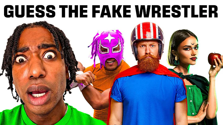 5 Pro Wrestlers vs 1 Fake