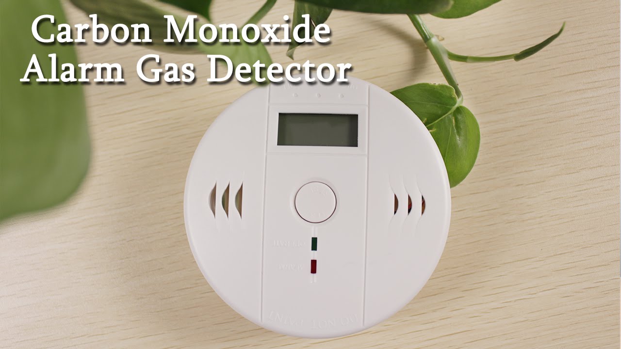 2x Melder Gasmelder Gaswarner CO ~ CO2 LCD Alarm Detektor Kohlenmonoxidmelde BD# 