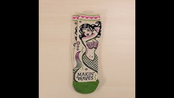 Blue Q Ankle Socks Makin Waves