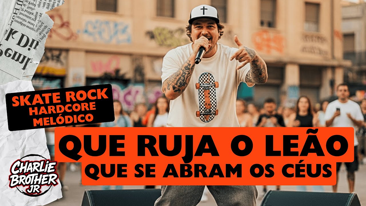 Que Ruja o Leão / Que se Abram os Céus | FHOP (Skate Rock Cover) 🔥 Charlie Brother Jr