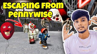 Escaping the Carnival of terror ( Pennywise in Roblox ) - Roblox Gameplay in Tamil