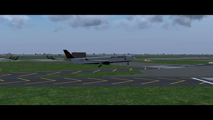 A330 Landing with mouse yoke in FlightGear #swiss001landing