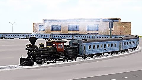 Train Sim - Port of Call Using Mogul Steam Locomotive - Simulasi Kereta Api