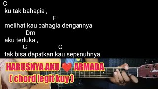 Kunci Gitar HARUSNYA AKU - ARMADA | Chord nya   Mudah Banget !!!