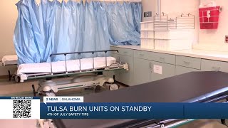 Tulsa burn centers on standby for 4th of July fireworks injuries AM
