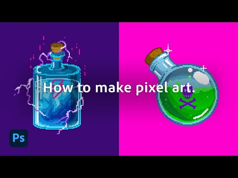 How to Make Pixel Art [Tutorial for Beginners] | Adobe Photoshop