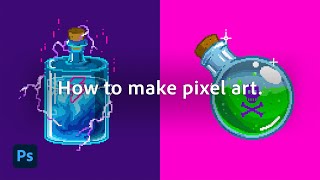 How to Make Pixel Art [Tutorial for Beginners] | Adobe Photoshop screenshot 3