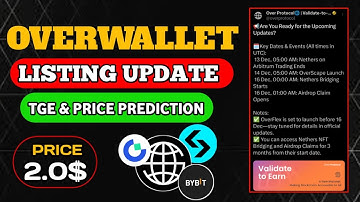 Over Wallet Airdrop & Listing | Over Protocol Price Prediction | Over Wallet Airdrop Claim Update