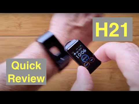 Bakeey H21 Combo Smart Health Bracelet / Earphone, BT5, Temperature, BP Smartwatch: Quick Overview