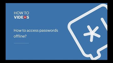 How to access passwords offline | Zoho Vault