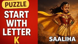 Letter K Puzzle Game for Kids | Fun Riddles & Brain Teasers | #SaalihaSheik screenshot 4