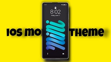 iOS modded theme new dynamic lock screen miui theme