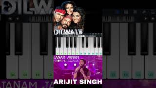 Janam Janam | Mobile Piano |  Shahrukh, Kajol, Arijit Singh #Shorts # YouTube Short# Short Video screenshot 2