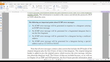 Computer Networking | Network Layer | ICMP