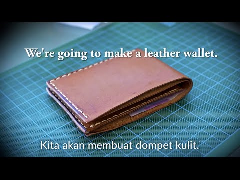 Cara Membuat Dompet Kulit