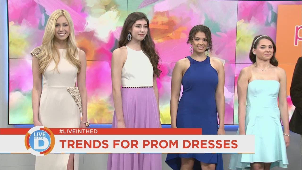 Live in the D: Prom dress trends - YouTube