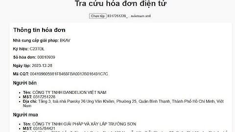 Demo ứng dụng tải hóa đơn gốc bằng file XML từ hoadondientu.gdt.gov.vn
