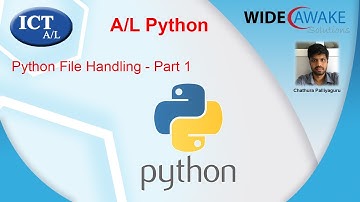 A/L Python - File Handling - Part 1