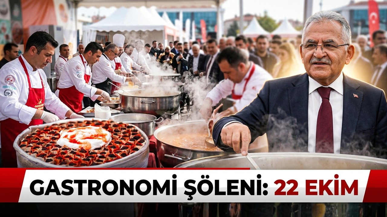 Kayseri Gastronomi Günleri 22 Ekim’de Başlıyor