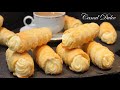 CANUTILLOS DE GALLETA Y CREMA RECETA FÁCIL Y BUENÍSIMA