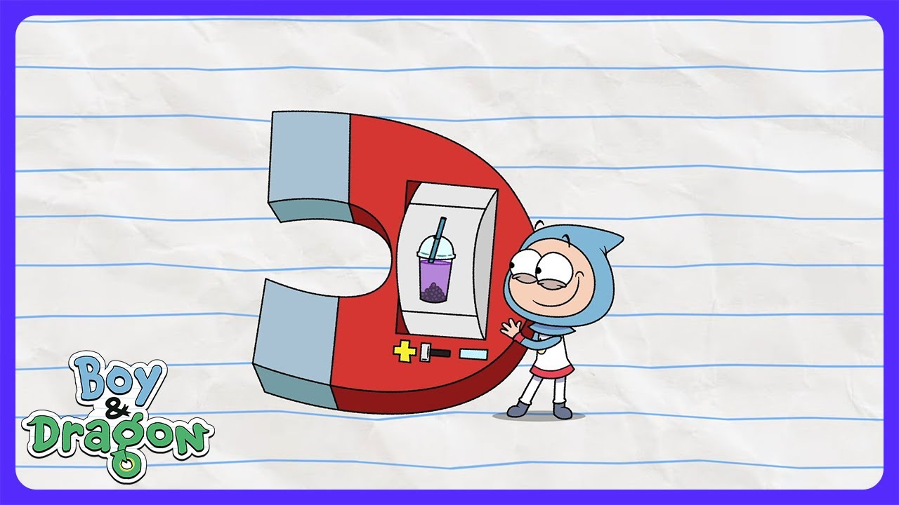 Boy & Dragon - De Magische Magneet! | Kindertelevisie | WildBrain Tekenfilm Stad