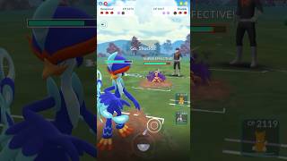 Quaquaval, Pawmot, Mienshao vs Team Rocket Pokémon GO