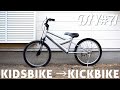 【DIY】サビだらけ！お古の子供用自転車をキックバイクに改造【ReMAKE】