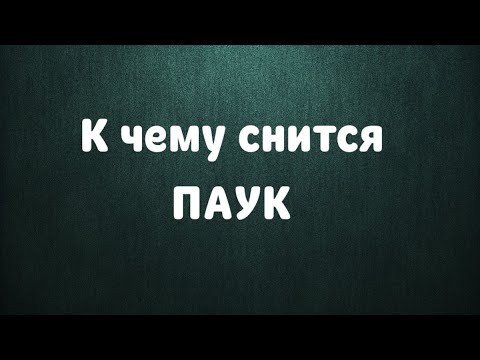 К чему снится паук, паутина, много пауков