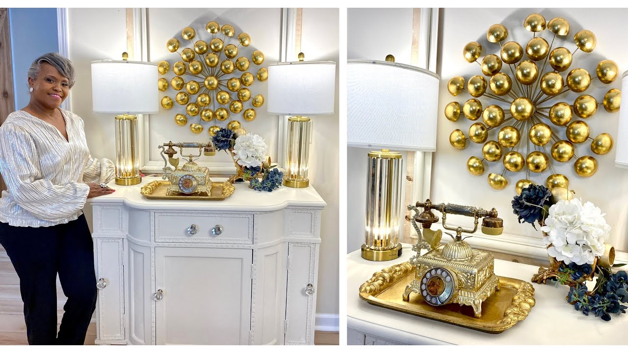 DECORATE WITH ME/DECORATING SHONDA'S LIVING ROOM AFTER RENOVATION (spring living room)