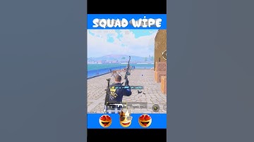 Fastest Squad wipe | In Seconds | 1vs4 | Bgmi | funny shorts#viral#shorts#pubg