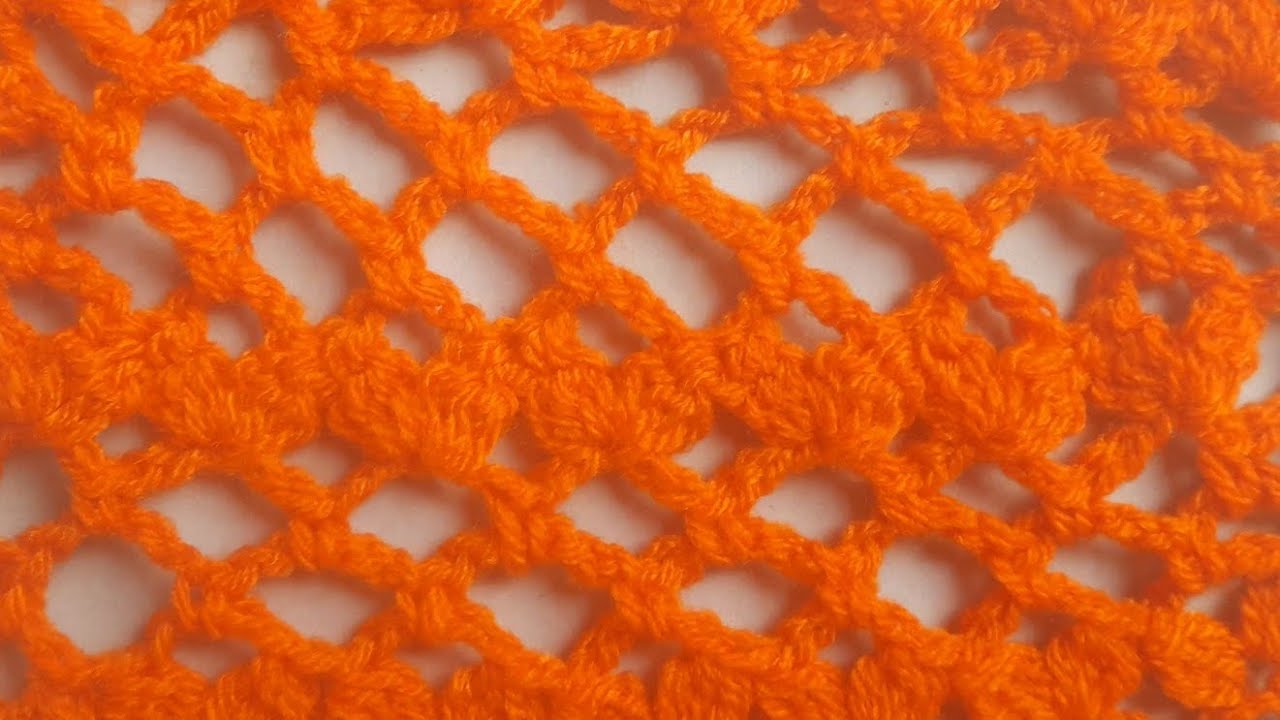 How  To Crochet Easy  And Beautiful Mesh Stitch. Crochet Tutorials  For Absolute Beginner.