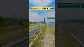Mussoorie to Delhi by bike via Dehradun expressway NH 344 #shorts #travel  #explorewithfahim