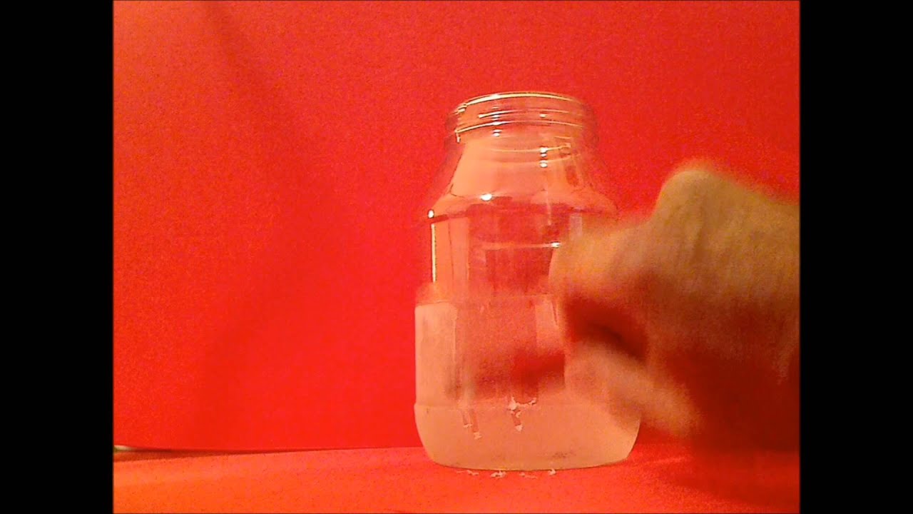 Condensation of Water Vapor on a Cold Surface - YouTube