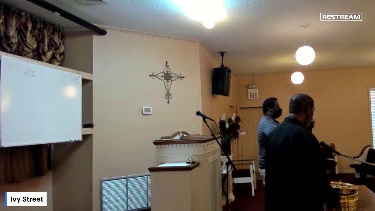 Tony Miller preaching today.