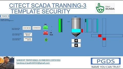 3. CITECT SCADA TRANNING(TUTORIAL) TEMPLATE SECURITY