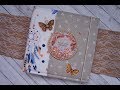 Скрапбукинг. Фотопапка в мягкой обложке с шейкером. Scrapbook album. Photo folio. Scrapbook folio