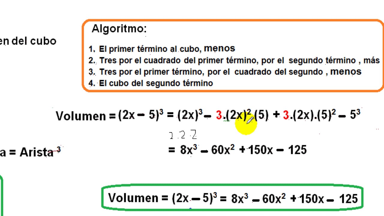 producto notable binomio al cubo YouTube