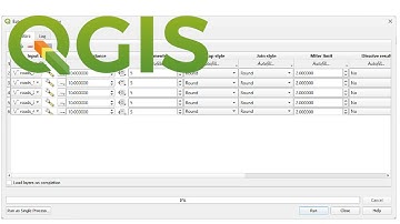 QGIS - How to run batch processes