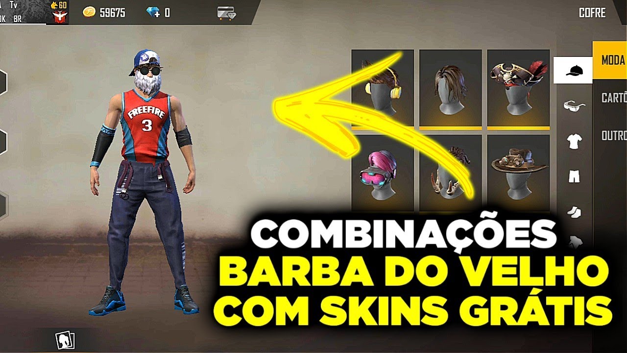 Skin X1 Dos Cria, Combinação de Roupas e Skins