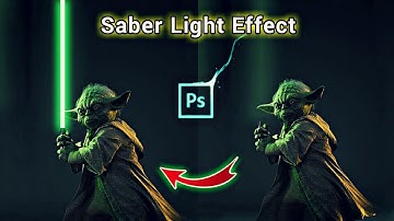 How to Create a SABER GLOW EFFECT in photoshop 2023 adobe photoshop Tutorial 2023