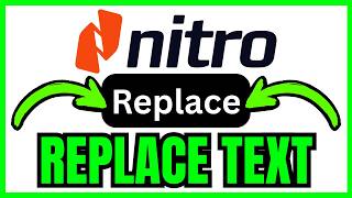 How To REPLACE TEXT In Nitro PDF (QUICK & EASY) 2026