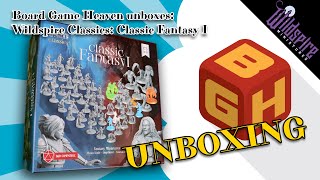 Board Game Heaven Unboxing 251: Classic Fantasy 1 box (Wildspire Miniatures)