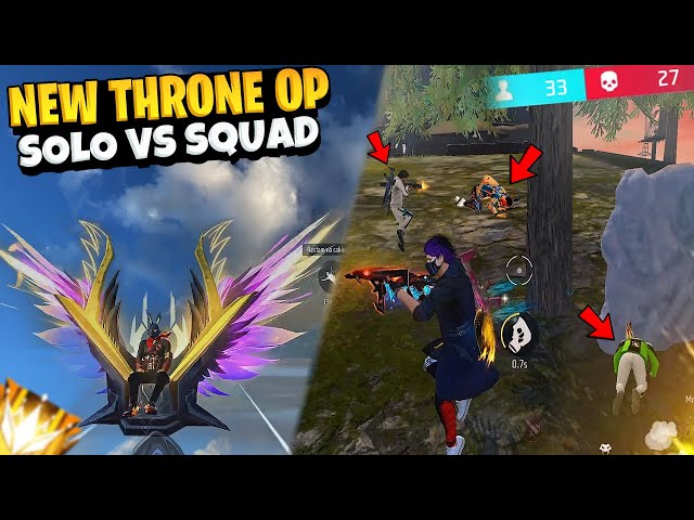 Ajjubhai 2.0 New Throne Solo Vs Squad Gameplay | OverPower Kills AUG+MP40 99% Headshot Rate class=